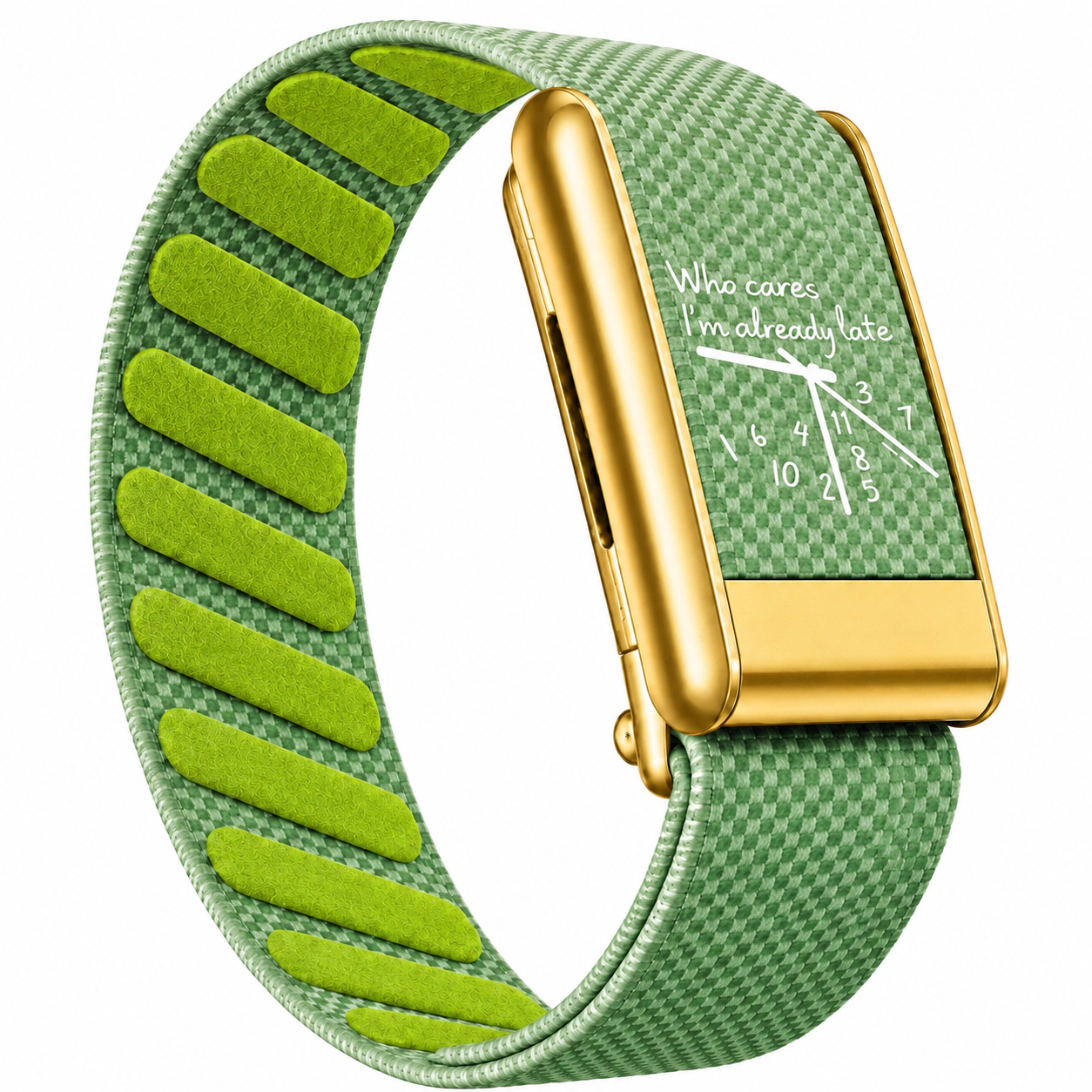Luxeband Vantage Gold — Forest Green