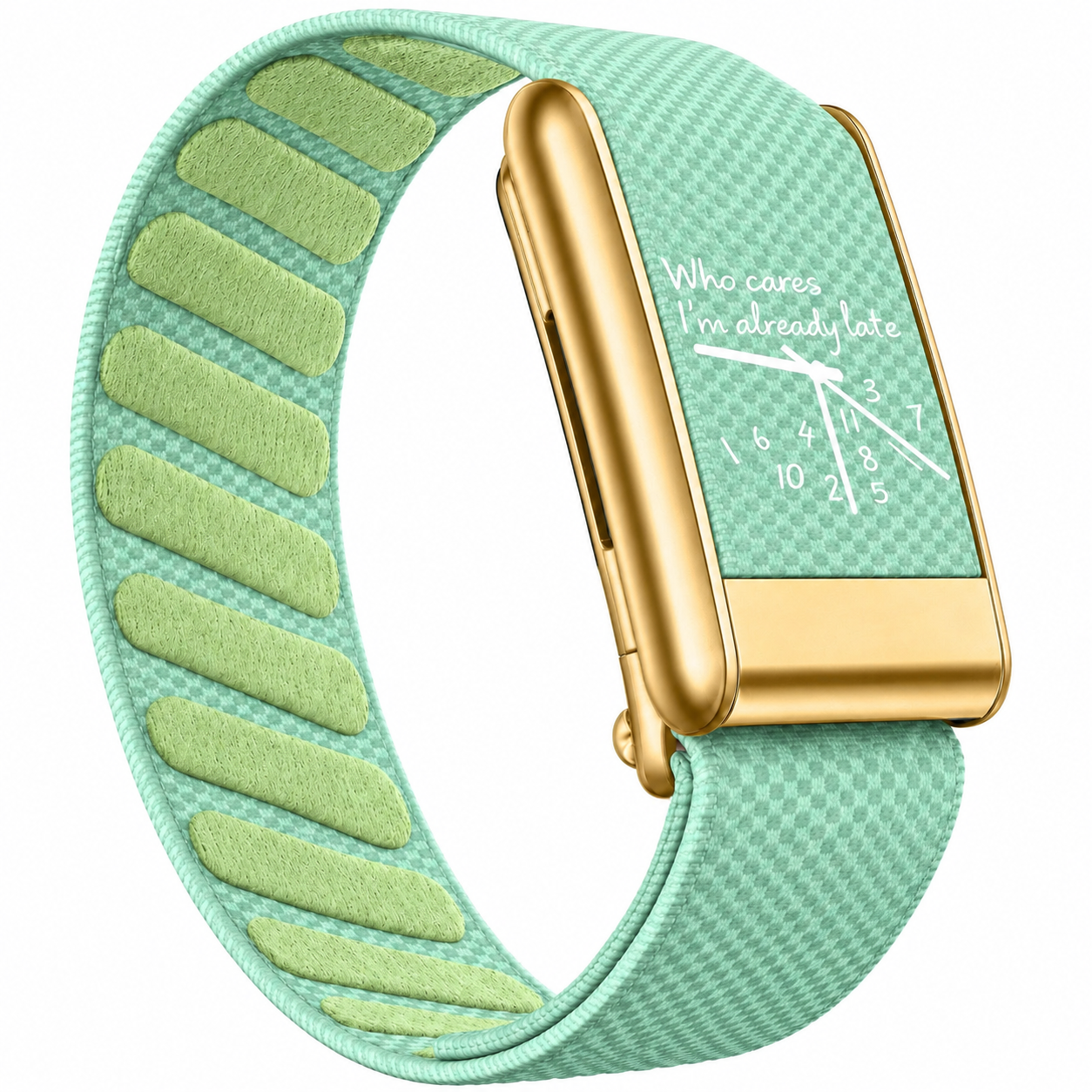 Luxeband Vantage Gold — Mint Green